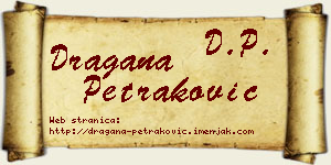 Dragana Petraković vizit kartica
